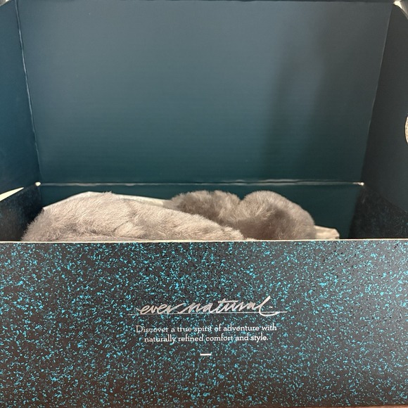 EMU Australia x Free People Mayberry Teddy Cozy Slippers Gray 4 Women 3 Kids NWT - Picture 15 of 15